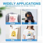 LCL 50 Sheets DTF Transfer Film Paper A4(8.4" x 11.7") Pretreat Sheets, PET Heat Transfer Paper for all DTF Printers Direct Print on T Shirts Textile