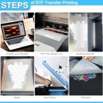 Upgraded GOZYE DTF Powder Shaker and Dryer for A3+/A3/A4 DTF Printing,Automatic Integration TPU Adhesive Powder Shaking Machine for Printing on Clothes