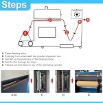 Upgraded GOZYE DTF Powder Shaker and Dryer for A3+/A3/A4 DTF Printing,Automatic Integration TPU Adhesive Powder Shaking Machine for Printing on Clothes