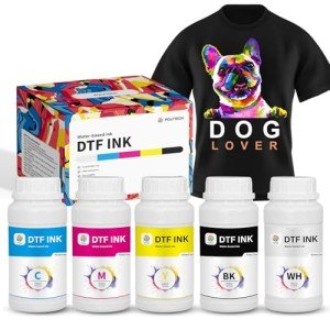Polytech Premium DTF Ink 6x250ML - Vibrant Colors