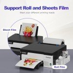 ZionQolor A4 L8058 DTF Printer Bundle for Fabrics