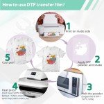 GO2CRAFT DTF Transfer Film Powder Kit, 20 Pieces