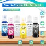 GUBFFON 600ML Auto-Fill DTF Ink Kit