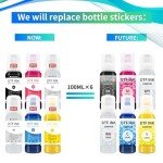 GUBFFON 600ML Auto-Fill DTF Ink Kit