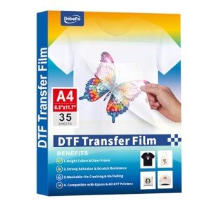 A4 Double Sided DTF Transfer Film - 35 Sheets