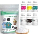 Procoloredfun DTF Ink and Powder Set, 1500 ml