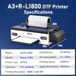 MZK A3 High-Speed DTF Transfer Printer