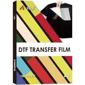A-SUB DTF Transfer Film A3 - 100 Sheets