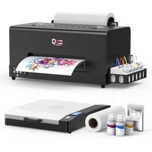 A3 DTF Printer with Roll Feeder and Ink
