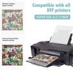 NiArt DTF Transfer Film – 45 Sheets, 8.5"x11