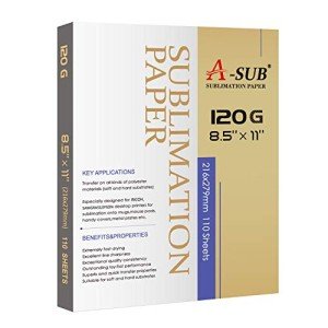 A-SUB 120G Sublimation Paper, 8.5x11", 110 Sheets