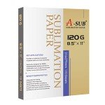 A-SUB 120G Sublimation Paper, 8.5x11", 110 Sheets