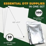 Prail DTF Transfer Film and Powder Bundle
