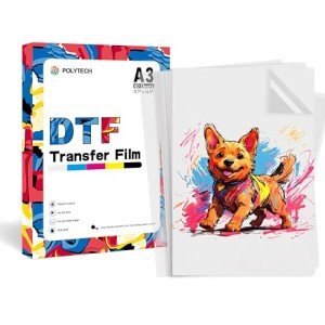 Polytech DTF Transfer Film - A3, 60 Sheets
