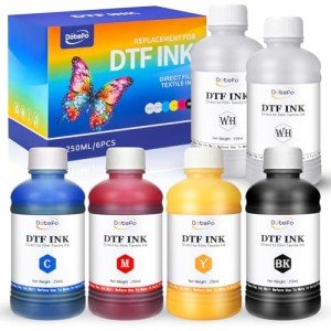 DTF Ink Set for Epson Printers (250ml x 6)
