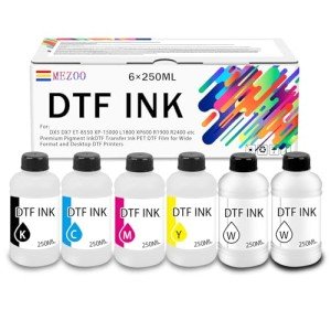 MEZOO 250ml Premium DTF Transfer Ink - 6 Pack