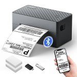 PEDOOLO Bluetooth Thermal Label Printer 4x6