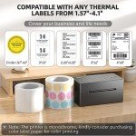 PEDOOLO Bluetooth Thermal Label Printer 4x6