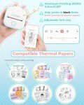 Memoking Mini Sticker Printer - Portable Thermal Printer