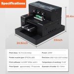 A3 L1805 UV DTF Flatbed Printer for Multiple Surfaces