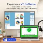 DSV A3 DTF Printer with Ink, Film, T-Shirts