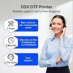 DSV A3 DTF Printer with Ink, Film, T-Shirts