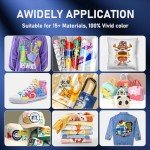 MZK A4 DTF Transfer Printer for T-Shirts & Fabrics