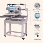 16x24 Pneumatic Dual Platen Heat Press Machine