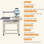 16x24 Pneumatic Dual Platen Heat Press Machine