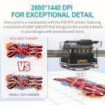 A4 DTF Printer with White Ink Mixing System