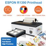A3 DTF Printer with Inks and Roll Feeder