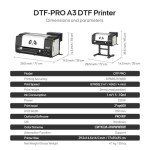 Procolored F13 Pro Panda A3 DTF Printer Bundle