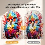 A3 DTF Printer with White Ink and Roll Feeder