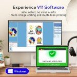 A3 DTF Printer with White Ink and Roll Feeder