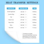 HTVRONT 8.5"x11" Sublimation Paper - 150 Sheets