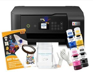 Cartridge-Free DTF Printer with Ink Bundle & Scanner