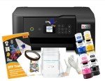 Cartridge-Free DTF Printer with Ink Bundle & Scanner