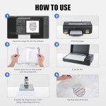 CREWORKS A3 DTF Printer with Auto Cleaning & White Ink