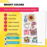 Clear Inkjet Sticker Paper - 20 Sheets, 8.5 x 11