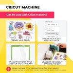 Clear Inkjet Sticker Paper - 20 Sheets, 8.5 x 11