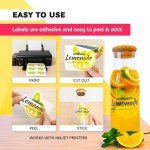 Clear Inkjet Sticker Paper - 20 Sheets, 8.5 x 11