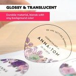 Clear Inkjet Sticker Paper - 20 Sheets, 8.5 x 11