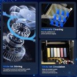 A4 DTF Transfer Printer with Laptop and White Ink