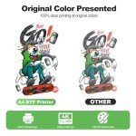 A4 DTF Transfer Printer with Laptop and White Ink