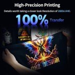 A3 DTF Printer with Dual White Ink System