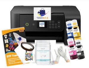 A4 DTF Printer for T-Shirt Transfers Bundle
