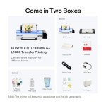 PUNEHOD A3 DTF Printer with Roll Feeder