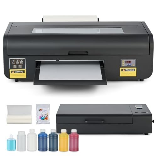 A3 DTF Printer with White Ink & Auto Cleaning