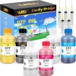 Lucky Bridge 6x250ml Premium DTF Ink Set