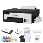 RocRow L8 DTF Printer with Heat Press and Ink